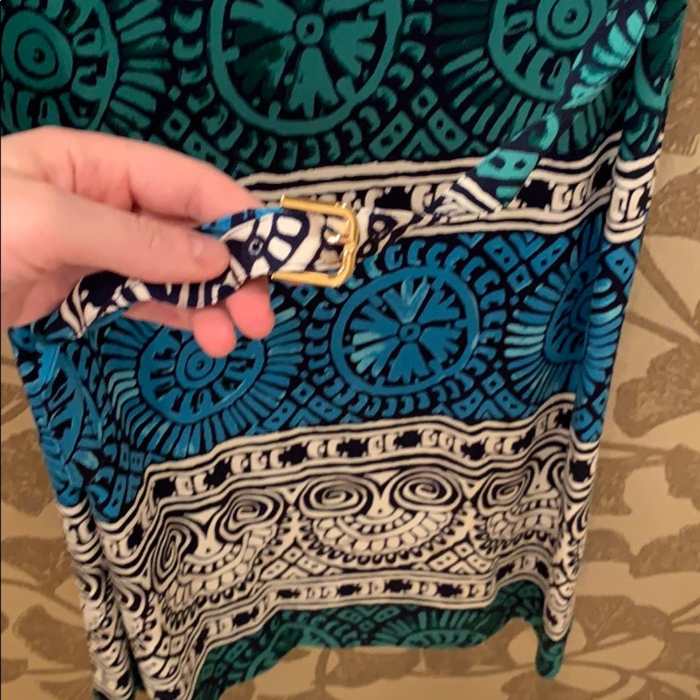 Tory Burch silk belted dress - Picture 4 of 6